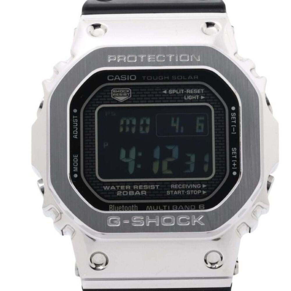 CASIO G-SHOCK FULL METAL 5000 SERIES GMW-B5000-1JF Black Silver Stainless Ste...